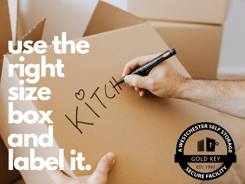 Storage Tips Mohegan Lake Use The Right Sized Box